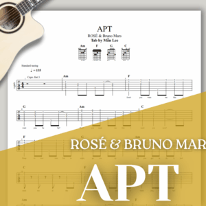 [Tab] ROSÉ & Bruno Mars - APT.