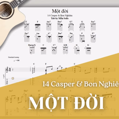[Tab Guitar] Một đời | 14 Casper & Bon Nghiêm